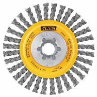 Stringer Wire Wheel, 4 in dia, 1/2 in Face dia, 0.020 in Carbon Steel Wire, 20000 RPM 115-DW4925B