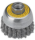 Cup Brush, Knotted, 3 in, 5/8 in to 11, 0.014 ga, 14,000 RPM 115-DW4910