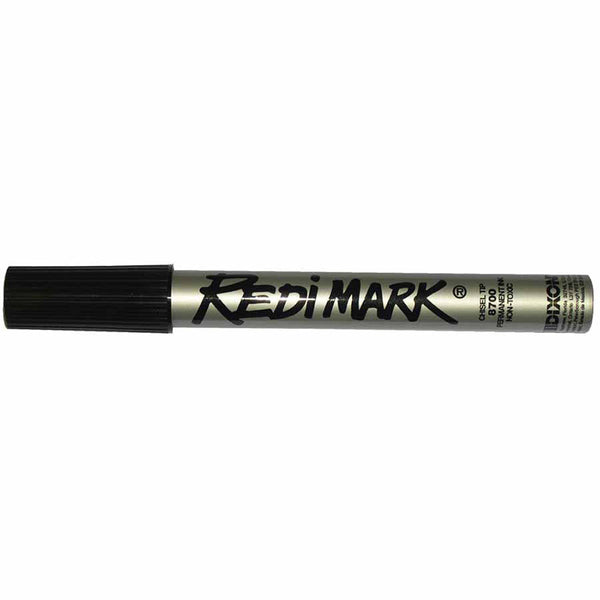 Redimark Metal Cased Marker, Black, Chisel 464-87170