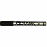 Redimark Metal Cased Marker, Black, Chisel 464-87170