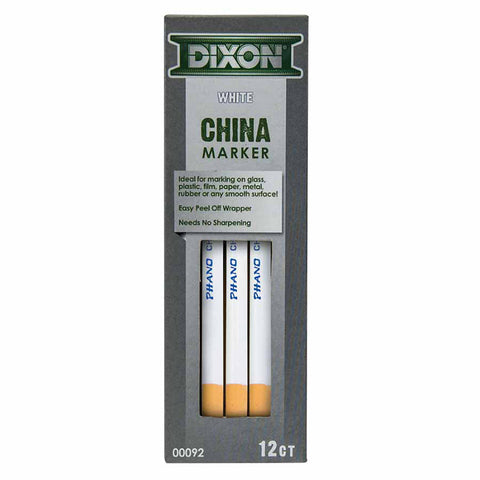 Phano China Markers, White 464-00092