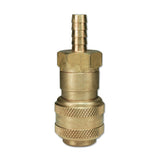 Air Chief Industrial Automatic Coupler Standard Hose Barb, 1/2 x 1/2 in, Brass 238-4DS4-B