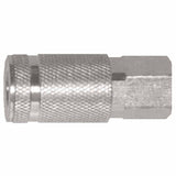 Air Chief Industrial Semi-Auto Coupler, Pipe Thread, 1/4 in Body Size, 3/8 in (NPT) F, Brass 238-DC2023