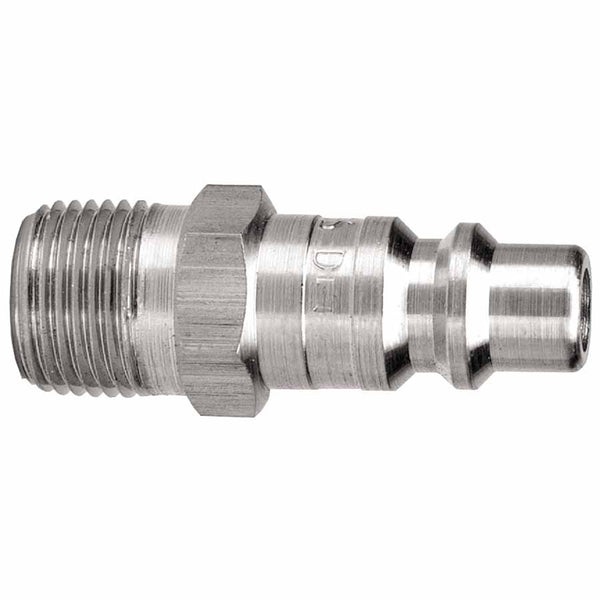 Air Chief Industrial Quick Connect Fitting, 3/8 in Body Size, 1/4 in (NPT) M, Steel 238-DCP2502