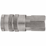 Air Chief Industrial Semi-Auto Coupler, Pipe Thread, 1/2 in Body Size, 1/2 in (NPT) F, Brass 238-DC10