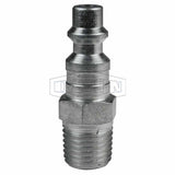 DF-Series Pneumatic Threaded Plug, 1/4 in x 18 NPTF, 1/4 in Body, Steel, Male 238-D2M2