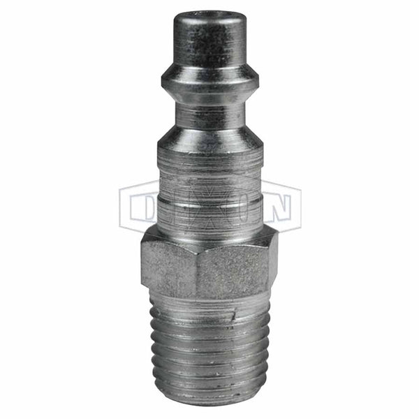 DF-Series Pneumatic Threaded Plug, 1/4 in x 18 NPTF, 1/4 in Body, Steel, Male 238-D2M2