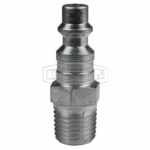 DF-Series Pneumatic Threaded Plug, 1/4 in x 18 NPTF, 1/4 in Body, Steel, Male 238-D2M2