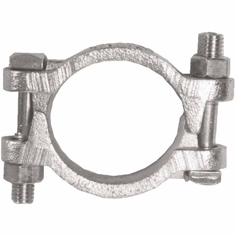 Double Bolt Hose Clamps, 2 1/2"-2 3/4" Hose OD, Malleable Iron, 25/Bx 238-DL275