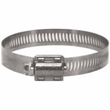 HS Series Worm Gear Clamp, 2-9/16 in to 3-1/2 in Hose OD, 1/2 in W, Stainless Steel, Chrome Zinc-Plated Steel 238-HS48