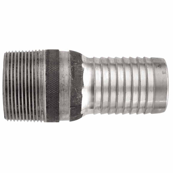 King Combination Nipples, 1 in x 1 in (NPT) Male, Plated Steel 238-STC10