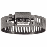MH Series Miniature Worm Gear Clamps, 7/32 in to 5/8 in Hose OD, Stainless Steel 300 238-MH4
