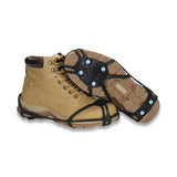 Industrial Ice + Snow Light Industrial Traction Aid, Natural Rubber, Ice Diamond Spikes, Black, Large/X-Large 857-V3550170-L/XL