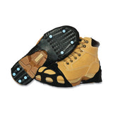 Industrial Ice + Snow All Purpose Industrial-Grade Traction Aid, Rubber, Ice Diamond Spikes, Black, Medium 857-V3550370-M