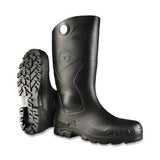 Chesapeake Rubber Boots, Steel Toe, Unisex 13, 16 in Boot, PVC, Black 868-8677600.13