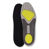 DuraPro Insoles, Men's 8, Thermoplastic Polyurethane, White/Black/Yellow 868-9109500.08