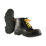 Monarch Steel Toe Ankle Boots, Size 8, Polyester/PVC, Black 868-8660400.08