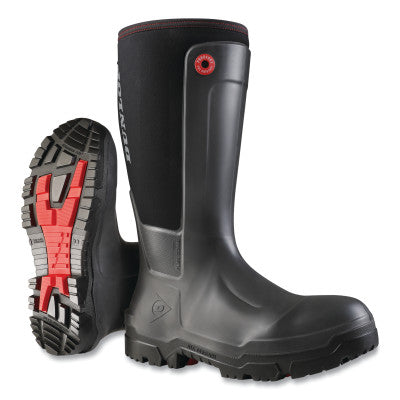 Snugboot WorkPro Full Safety Boots, Composite Toe, Men's 9, PUROFORT/PURETEX, Black 868-NE68A93.09