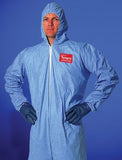 ProShield 6 SFR Coveralls with Attached Hood, Blue, Large 251-TM127S-L