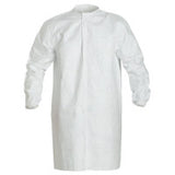Tyvek IsoClean Frock with Snap Front, Small, White 251-IC270B-SM