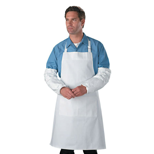 Tyvek 400 Sleeves, 18 in Long, Serged Closure, White 251-TY500S