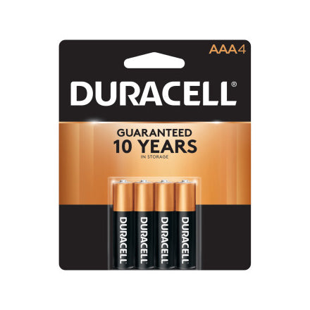CopperTop Alkaline Battery, AAA, 1.5V, 4/PK 243-MN2400B4Z