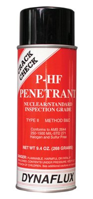 Visible Dye Penetrant System, Penetrant, 16 oz, Aerosol Can 368-PHF315-16