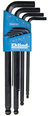 Ball-Hex-L Key Set, Hex Ball, Metric, 9 Pc 269-13609