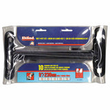 Standard Grip Inch T-Key Sets, 8 per Pouch, 3/32-1/4, Inch 269-33198
