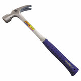 Framing Hammer, Steel Head, Straight Nylon/Steel Handle, 16 in, 28 oz Head, Milled Face 268-E3-28SM