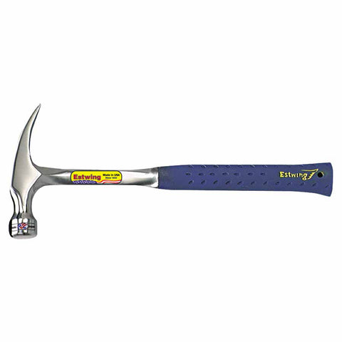 Ripping Claw Hammer, Steel Head, Straight Nylon/Steel Handle, 13 in, 16 oz Head 268-E3-16S