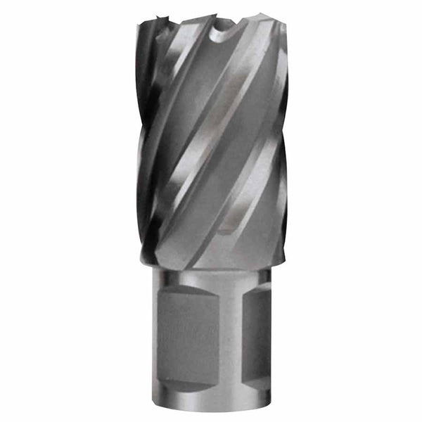 Cyclone HSS Premium Grade Annular Cutter, 1 in dia x 2 in Depth, 3/4 in Weldon Shank, Includes Pilot Pin 510-CC100L