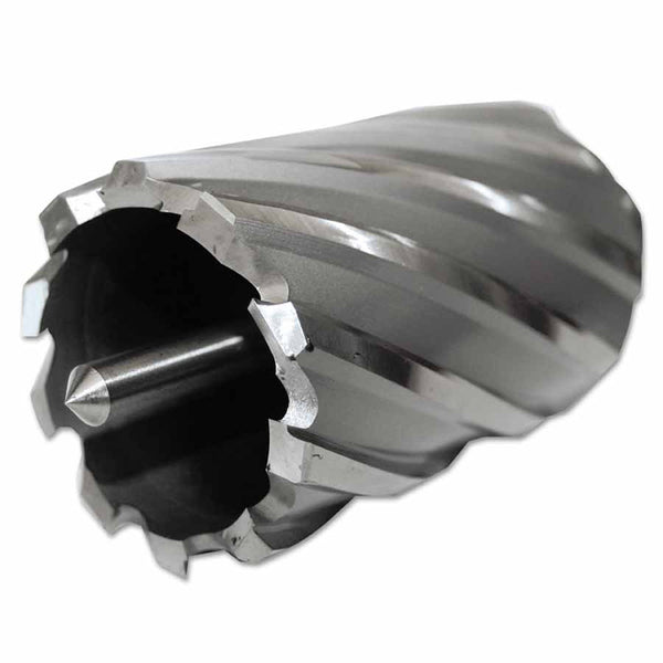 Cyclone HSS Premium Grade Annular Cutter, 13/16 in dia x 2 in Depth, 3/4 in Weldon Shank, Includes Pilot Pin 510-CC812L