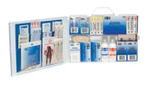 100 Person Industrial First Aid Kit, Steel Case, Carry Handle, Wall Mount 579-6135