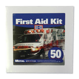 50 Person ANSI Plus First Aid Kit, Steel Case 579-6120