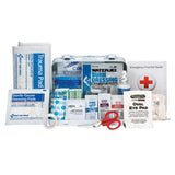 ANSI A Type III Weatherproof Bulk First Aid Metal Kit, 10 Person, Metal Case, Wall Mount 579-90755