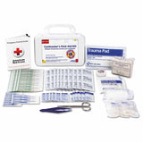 Contractor's First Aid Kit, 10 Person, Plastic Case, Portable/Wall Mount 579-9300-10P