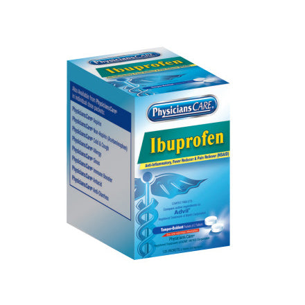 PhysiciansCare Ibuprofen Tablet, 200 mg, 2 pk/125 pk per Box 579-90109