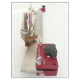 Magnetic Torch Guide, 1-1/2 in W, 24 in L, Heat Resistant, With 2 Adjustable Magnetic Blocks 496-MSG230