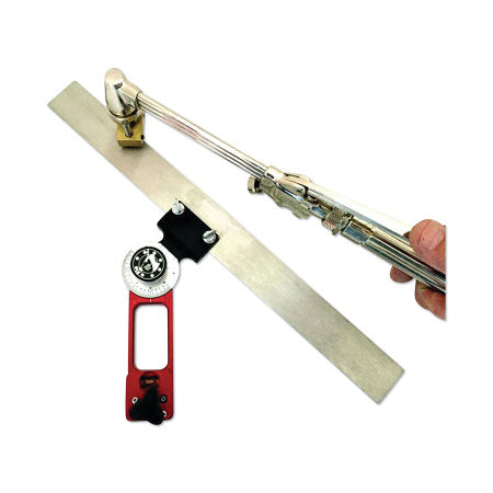 Multi-Use Magnetic Angle Burning Guide, 16 in, Stainless Steel, Magnetic Base 496-ABG750