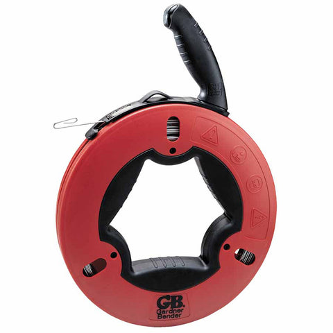 UPPERHAND STEEL FISHTAPE W/RUBBER GRIPS 65'X1/8" 623-FTS-65R