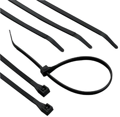 Heavy-Duty Cable Ties, 175 lb Tensile Strength, 21 in L, UV Black, 50/Bag 623-46-421UVB