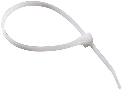 Standard Cable Ties, 75 lb Tensile Strength, 11 in, DoubleLock, Natural, 100/Bag 623-46-310