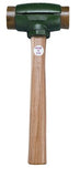 Split Head Hammers, 1 1/4 in Dia., 14 in Handle, Rawhide 311-31001