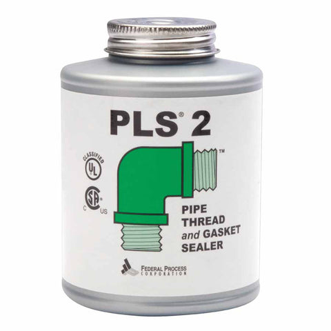 PLS 2 Premium Thread & Gasket Sealer, 1/4 pt Can, Dark Gray 296-PB04