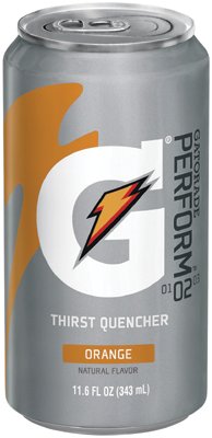 G Series 02 Perform Thirst Quencher Ready-to-Drink Can, 11.6 fl oz, Orange 308-00902