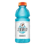 G Zero Sugar Ready-to-Drink Thirst Quencher, 20 oz, Bottle, Glacier Freeze 308-04354