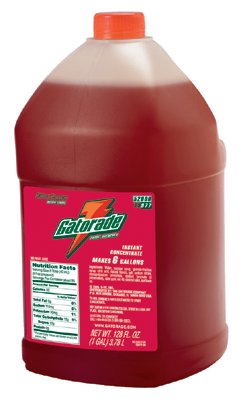 Liquid Concentrate, 1 gal, Jug, 6 gal Yield, Fruit Punch 308-33977