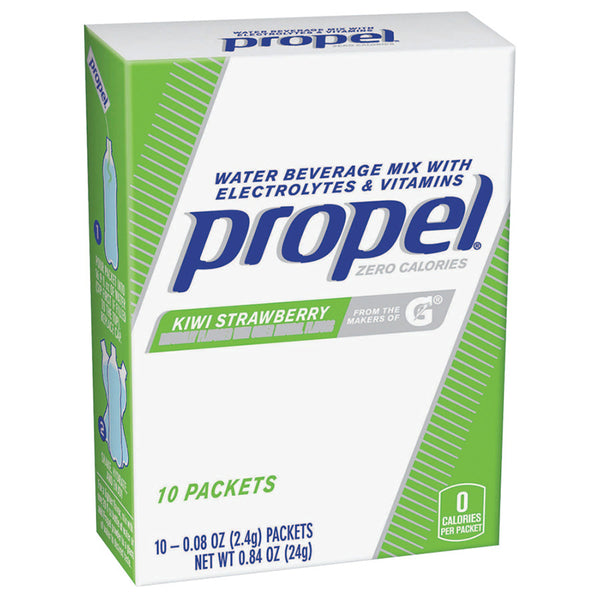 Propel Instant Powder Packet, 0.08 oz, 16.9 to 20 oz Yield, Kiwi Strawberry 308-01088