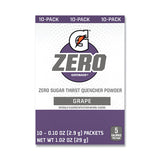 G Zero Powder Stick, 0.10 oz Volume, 16.9 oz Yield, Grape 308-04712